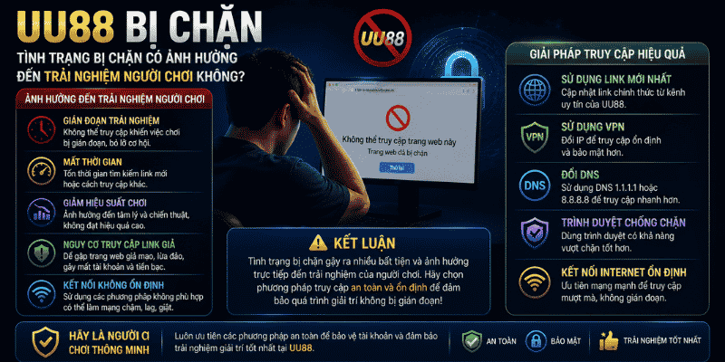 Tình trạng bị chặn có ảnh hưởng đến trải nghiệm người chơi không 